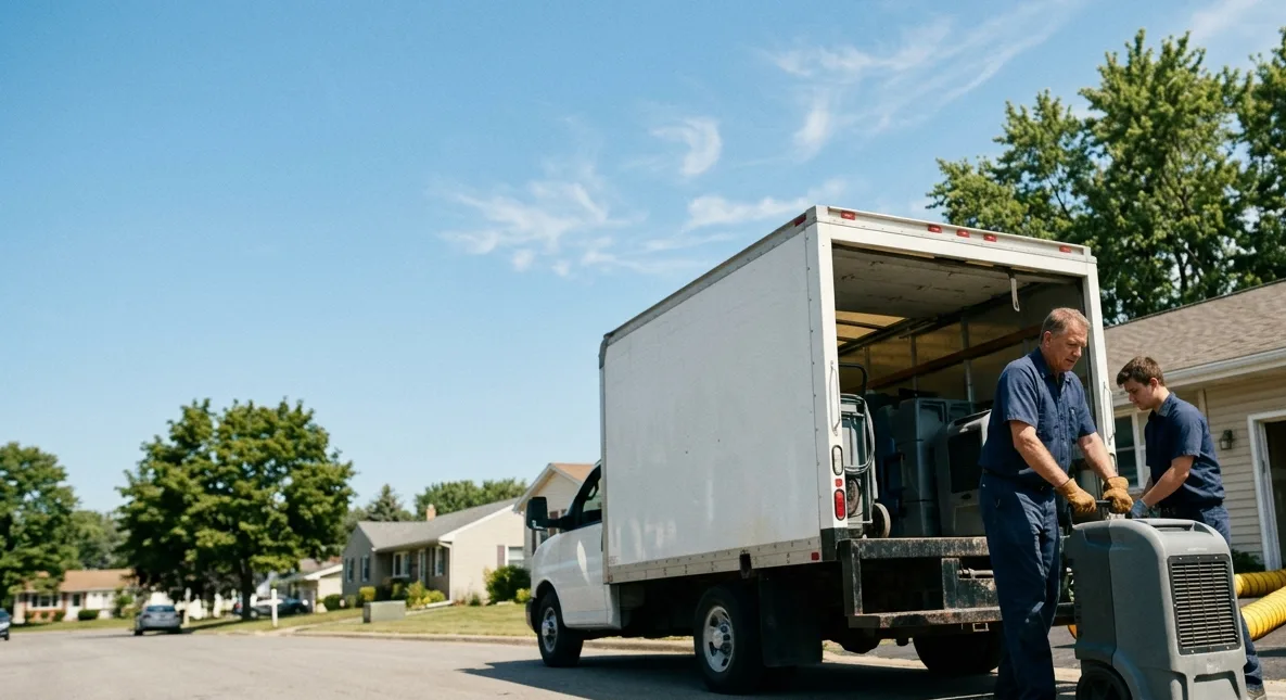 Water Damage Cleanup in Pearl City, IL near me